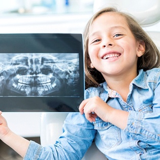 Child dental X-ray